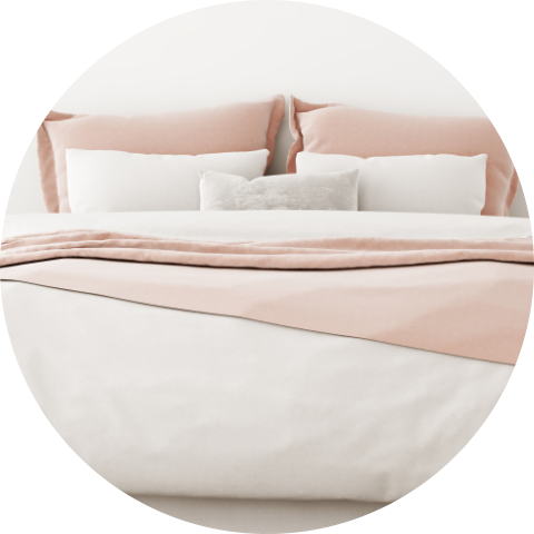 Airbnb Laundry With Pink Bedding 600X600 Circle