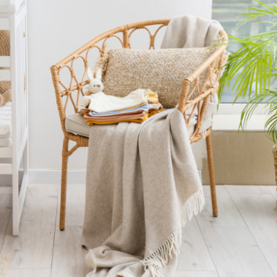 Throw Blanket In Chair
